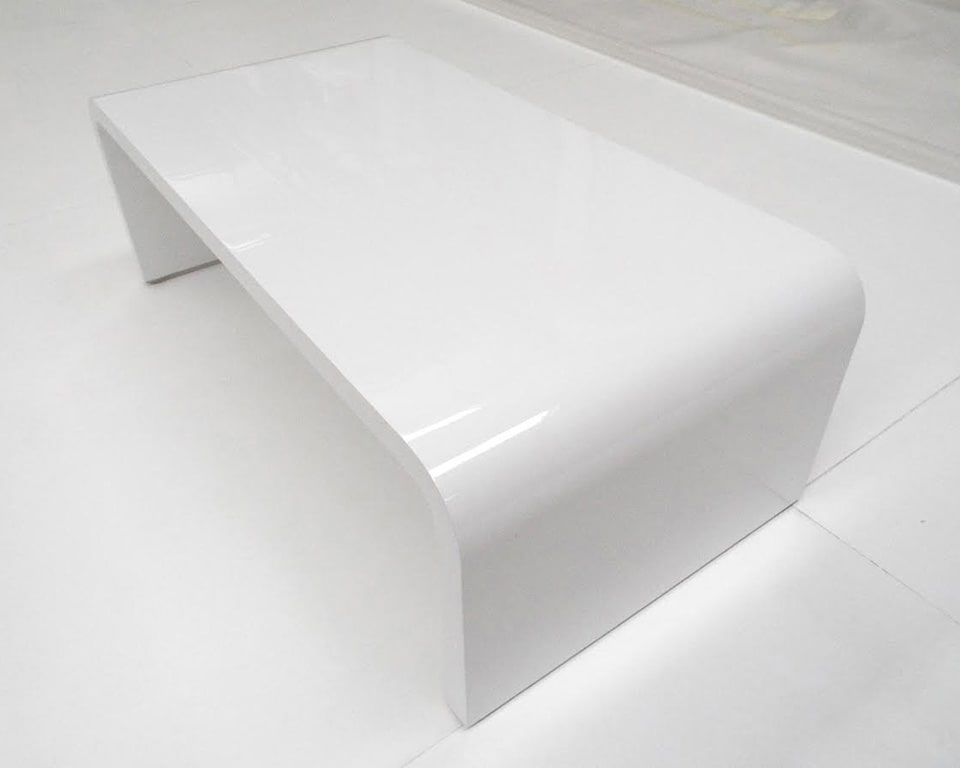 Tau Luxury Executive white gloss coffee tables to match both Tau and Taiko white gloss executive desks