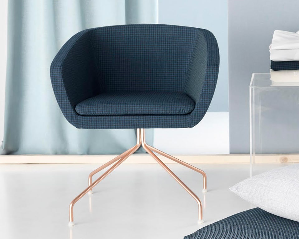 ginkgo-chairs- Italian designer armchairs in fabric