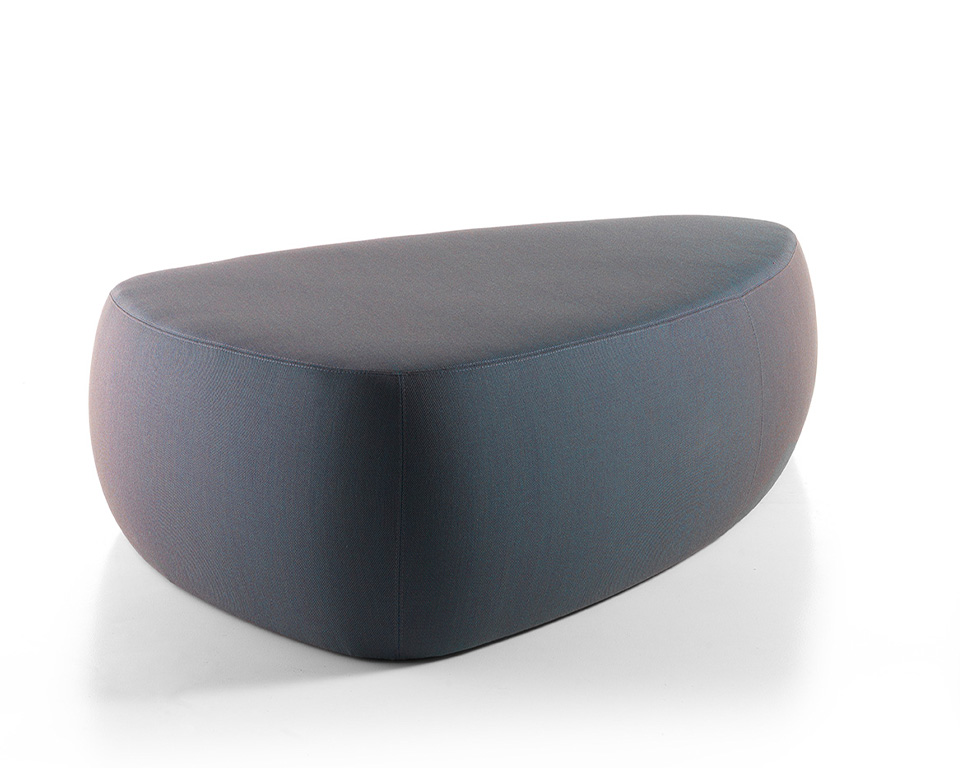 Luxury High Quality Soft seating Pouffe - Nebu are large organic pouffe seating for office and home break out areas