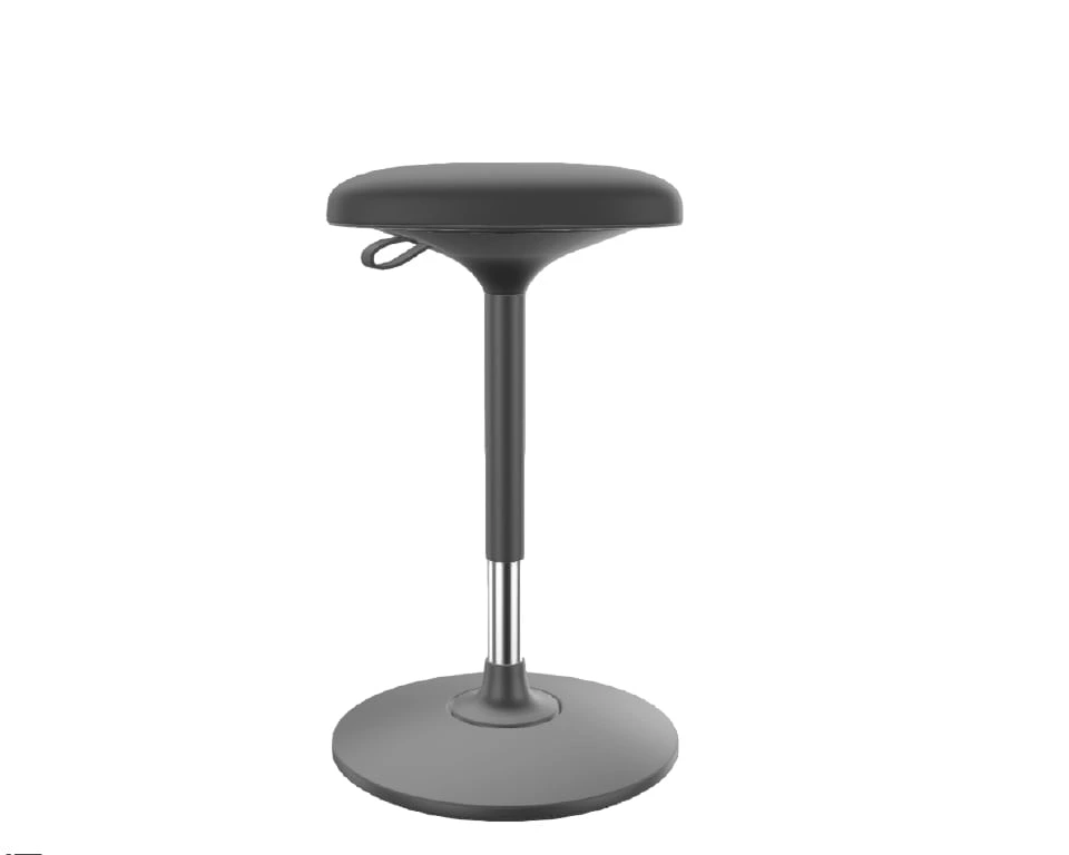 high quality black leather designer bar stools without backs