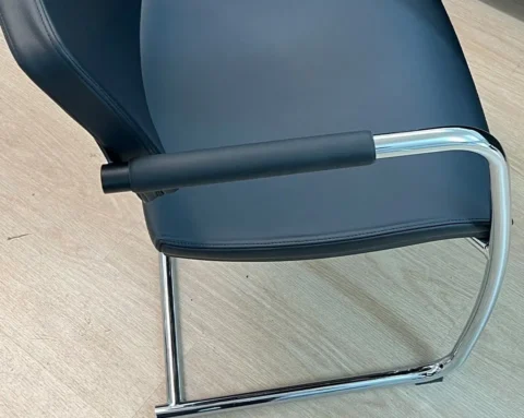 Luxury meeting room chairs with leather arm pads