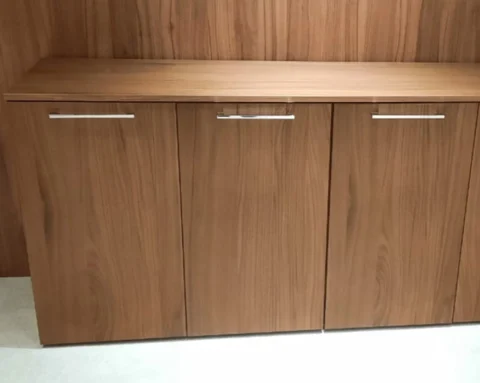 Stylish attiva sideboard in the lighter corda ash wood finish