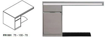 Stylish home home office desk with excellent storage included