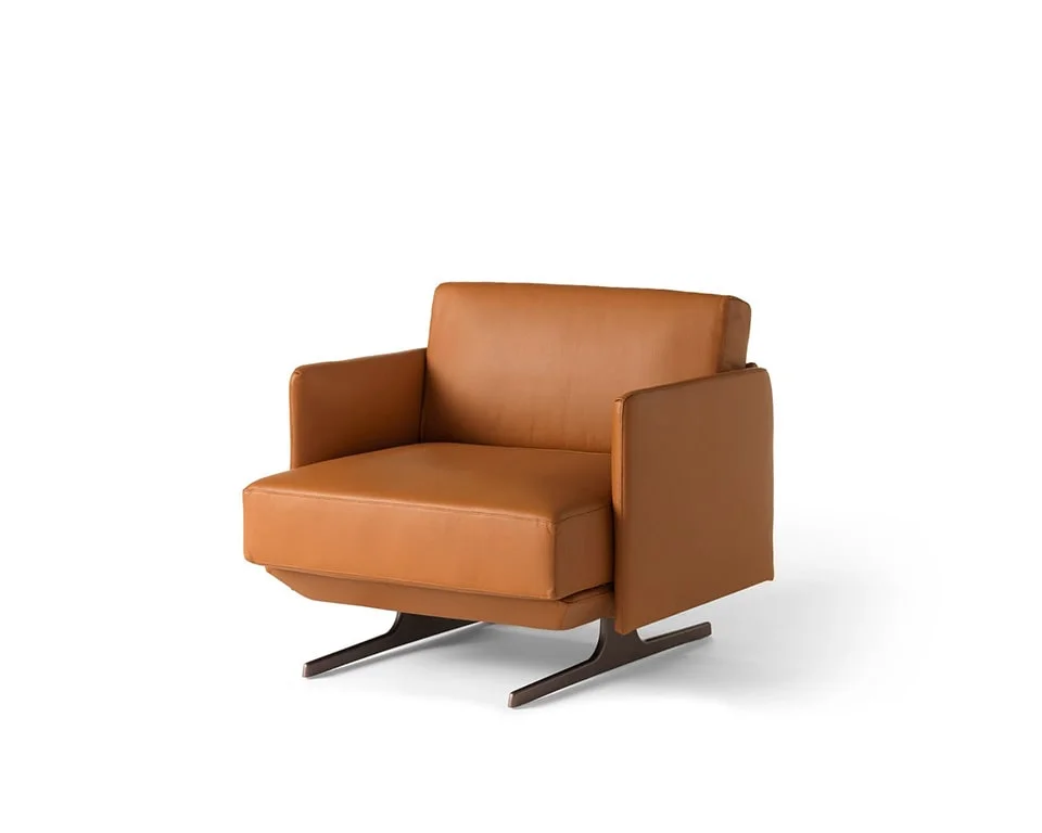 high-end tan leather arm chairs for your offices