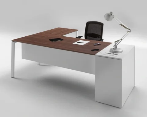 Large l-shaped desk for managers