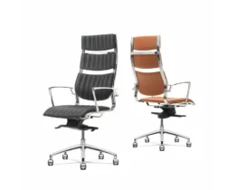 high back executive office chairs in real italian leather