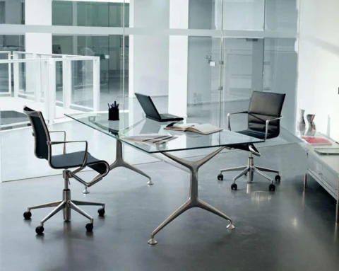 1600 x 800 luxury home office glass desk