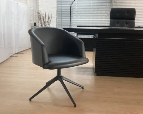 Luxury leather boardroom chairs