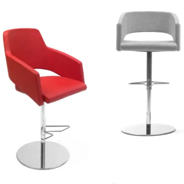 Luxury Height adjustable Bar Stools with arms