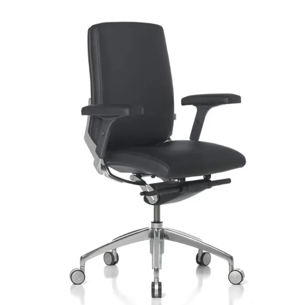 Luxury executive chair with lumbar support