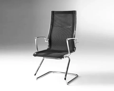 High quality all mesh fixed height boardroom chair