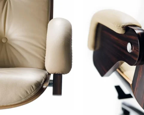 Luxury Leather Executive chairs With Leather Upholstered Arms