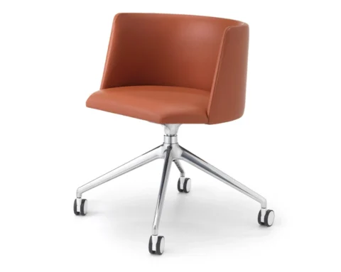High quality made in italy dining chairs with a rotating base