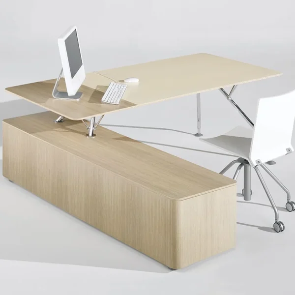 L- Shaped executive desks in real wood
