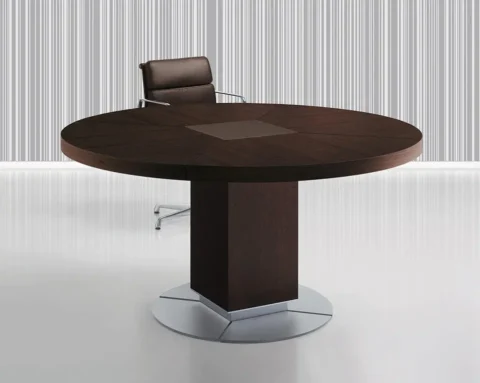 Round meeting table for 6