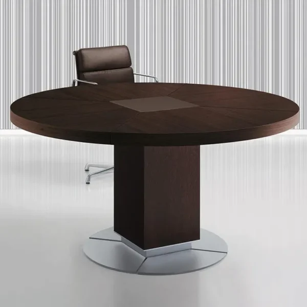 Round meeting table for 6