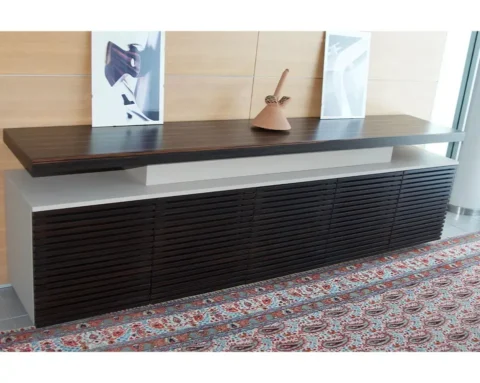 High quality sideboard with a 56mm thick ebony top