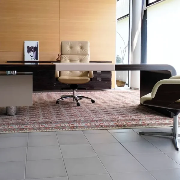 CEO Executive Desk In Ebony With Floating Personal Drawers