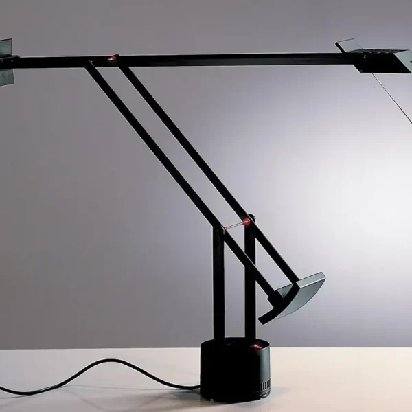 Black Tizio LED adjustable desk light
