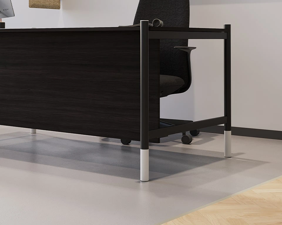 managers desks with wonderful two tone frame combinations