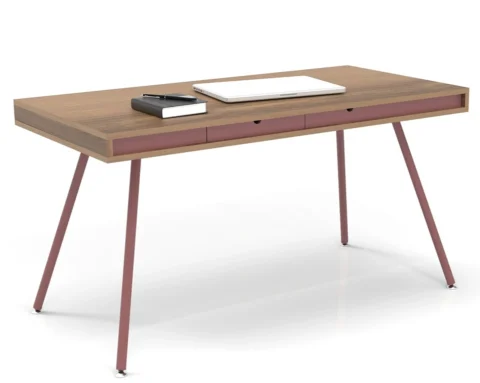 Canaletto walnut home office desk with drawers
