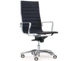 high back executive chair with non standard castors