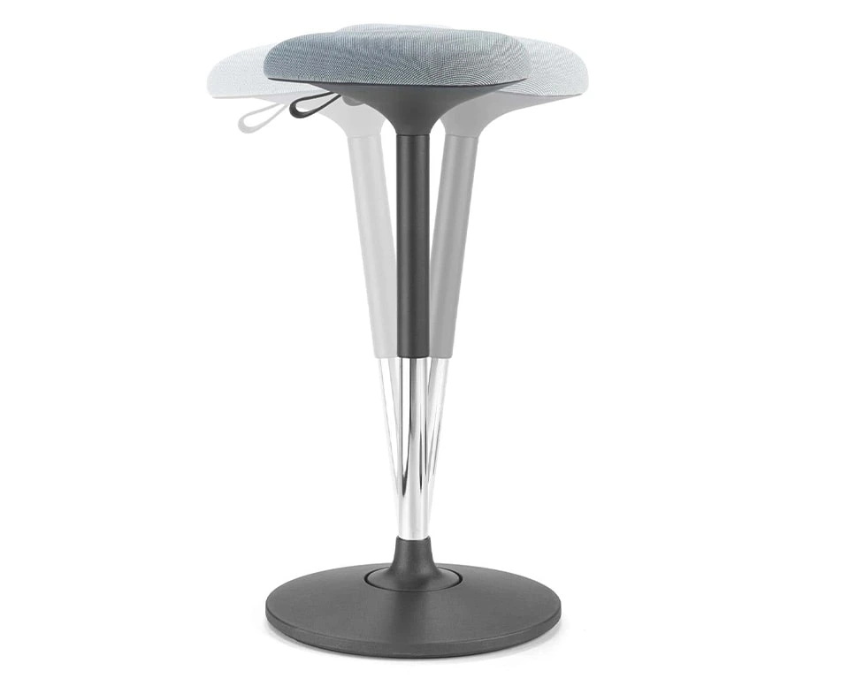 swingo designer bar stools all have inherent movement by means of their oscillating design