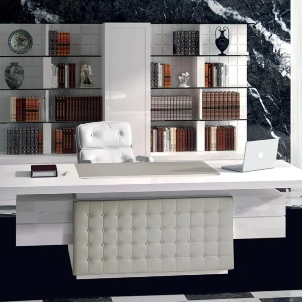 Luxury Executive office furniture in white gloss